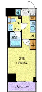 ディアレイシャス横浜吉野町【3階】の間取り