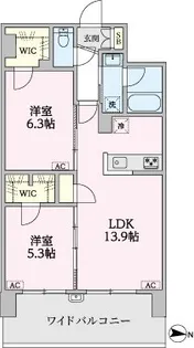 豊玉カームマンションEAST【4階】の間取り