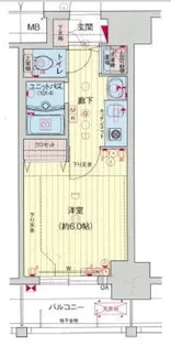 プレサンス名古屋STATIONザ・シティ【4階】の間取り