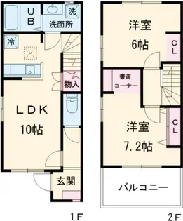 DOUX MAISON 長塚 Bの間取り