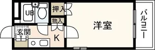 アストロ庚午【2階】の間取り