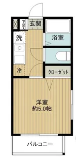 スカイコート麻布【5階】の間取り