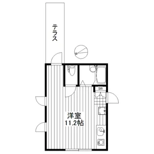 東京都世田谷区松原6【アパート】の間取り