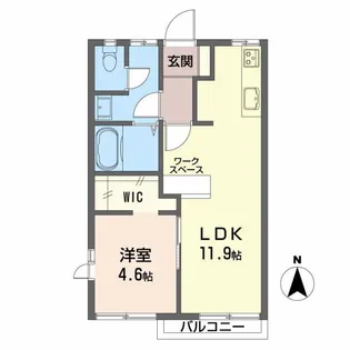 フレグランスアップル N【2階】の間取り