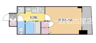 プレサンス大須観音駅前サクシード【9階】の間取り