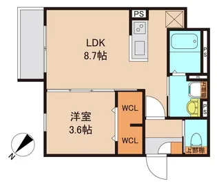 千葉県流山市南流山1【アパート】の間取り
