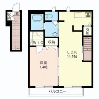 ヴェルドミール【2階】の間取り