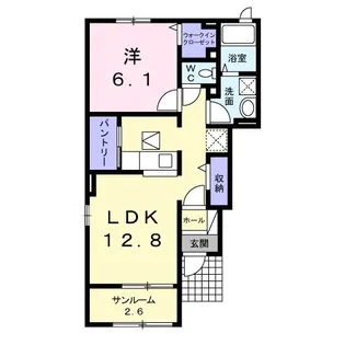 アミ グレイスII【1階】の間取り