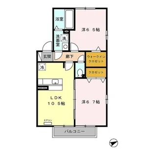 ユニハイム【2階】の間取り