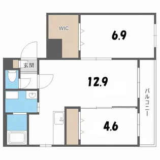 クレスト20【4階】の間取り