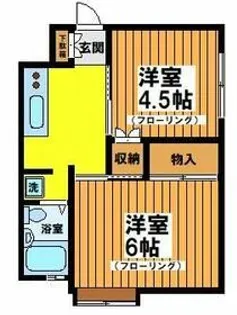 上北沢グリーンコーポ【2階】の間取り