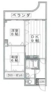 メゾンスズキ【6階】の間取り