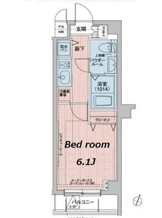 メインステージ多摩川【4階】の間取り
