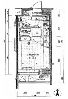プレール・ドゥーク新宿下落合【6階】の間取り