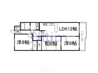 ビューハイツ【1階】の間取り