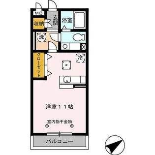 セーリング V A【1階】の間取り