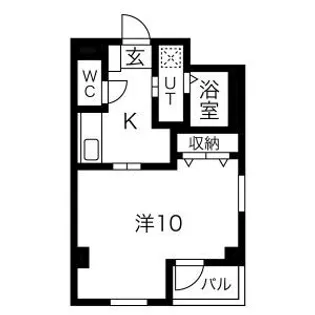 リヴィエム【3階】の間取り