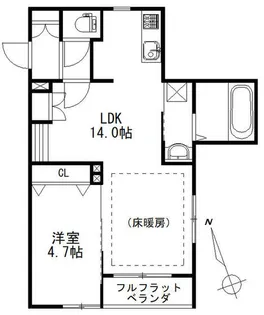 Supreme Maison 阿佐谷南【1階】の間取り