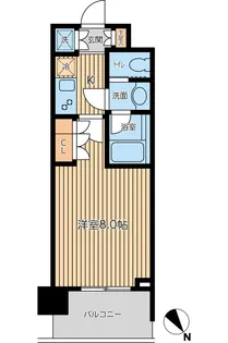 ドゥーエつつじヶ丘【6階】の間取り