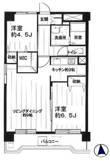 サニーハイツ【4階】の間取り