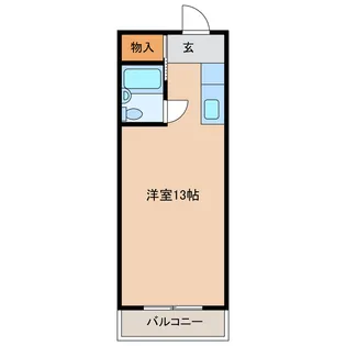 岐阜県岐阜市白山町2【マンション】の間取り