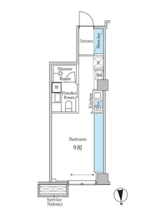 ゲートヒル東京【2階】の間取り