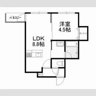 ル・ソレイユ【3階】の間取り