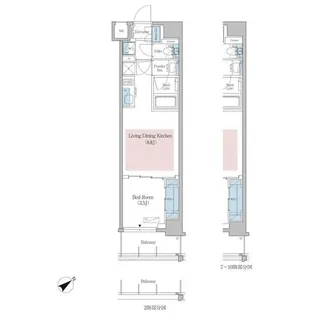 アーバネックス早稲田【6階】の間取り