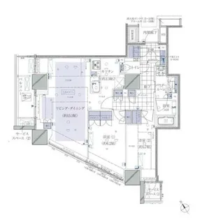 品川タワーレジデンス【11階】の間取り