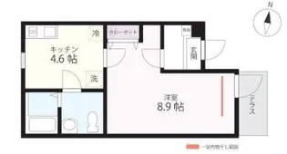 QUIET CRAB HOUSE横濱希望が丘【1階】の間取り