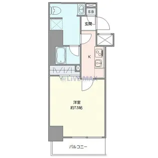 クレヴィスタ中野新橋【4階】の間取り
