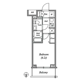 GENOVIA大崎skygarden【3階】の間取り