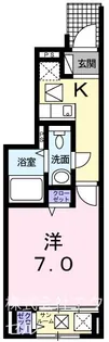 東京都福生市志茂【アパート】の間取り