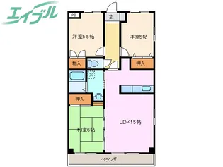 マーベラス久保田【2階】の間取り