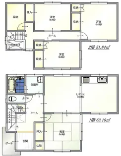 宮城県仙台市青葉区台原3【一戸建】の間取り