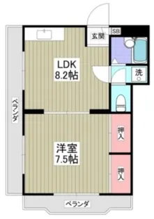埼玉県和光市下新倉4【マンション】の間取り