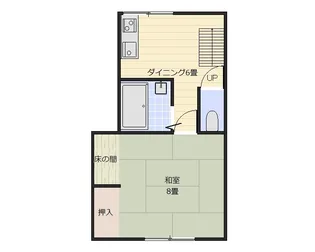 第五宮塚ハイツ【3階】の間取り