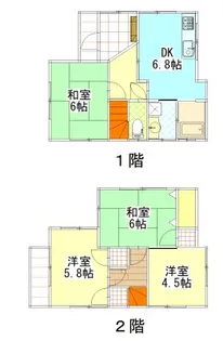 山口県岩国市室の木町1【一戸建】の間取り
