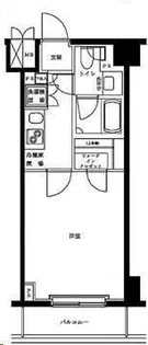 ルーブル清澄白河参番館【2階】の間取り