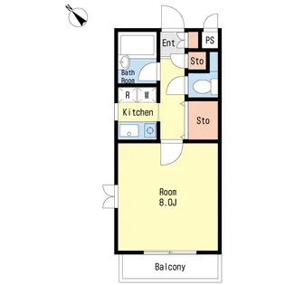 NAP行徳【1階】の間取り