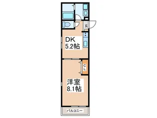 ルーエ ドルフ 藤沢【2階】の間取り