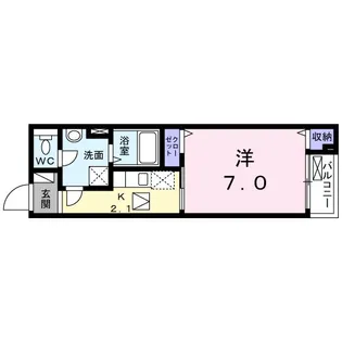 東京都町田市相原町【アパート】の間取り