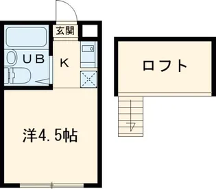 KTコーポラス【1階】の間取り