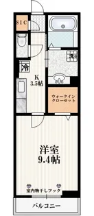 パークフォンターナ【1階】の間取り