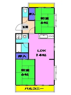 フィエール本郷【3階】の間取り