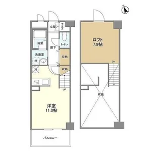 神奈川県横浜市港北区高田東4【マンション】の間取り