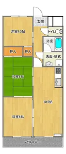 センチュリー都留【2階】の間取り