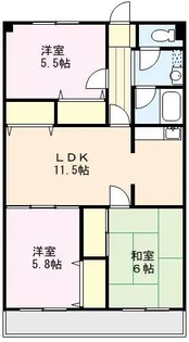 シャトーモンテーニュ大宮【3階】の間取り