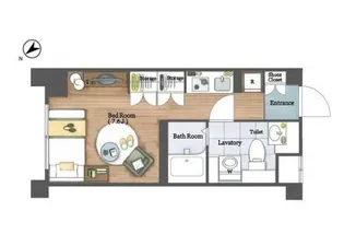 ジニア不動前【2階】の間取り