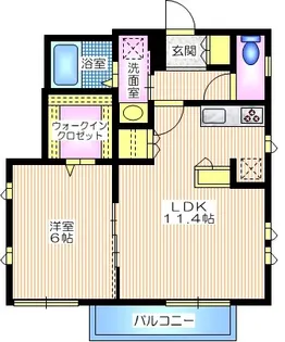 Las Flores1【2階】の間取り